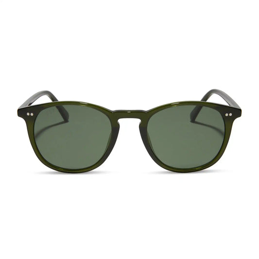 JAXSON XL - DARK OLIVE CRYSTAL + G15 + POLARIZED SUNGLASSES