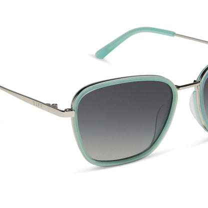 HOPE - BRONCO BLUE + GREY GRADIENT + POLARIZED SUNGLASSES