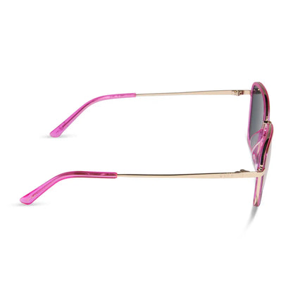 HOPE - HOT PINK + HOT PINK MIRROR SUNGLASSES