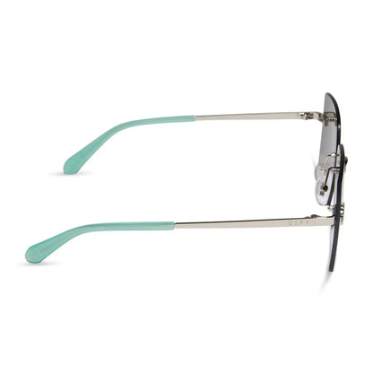 ROOKIE - BRONCO BLUE + TEAL MIRROR SUNGLASSES