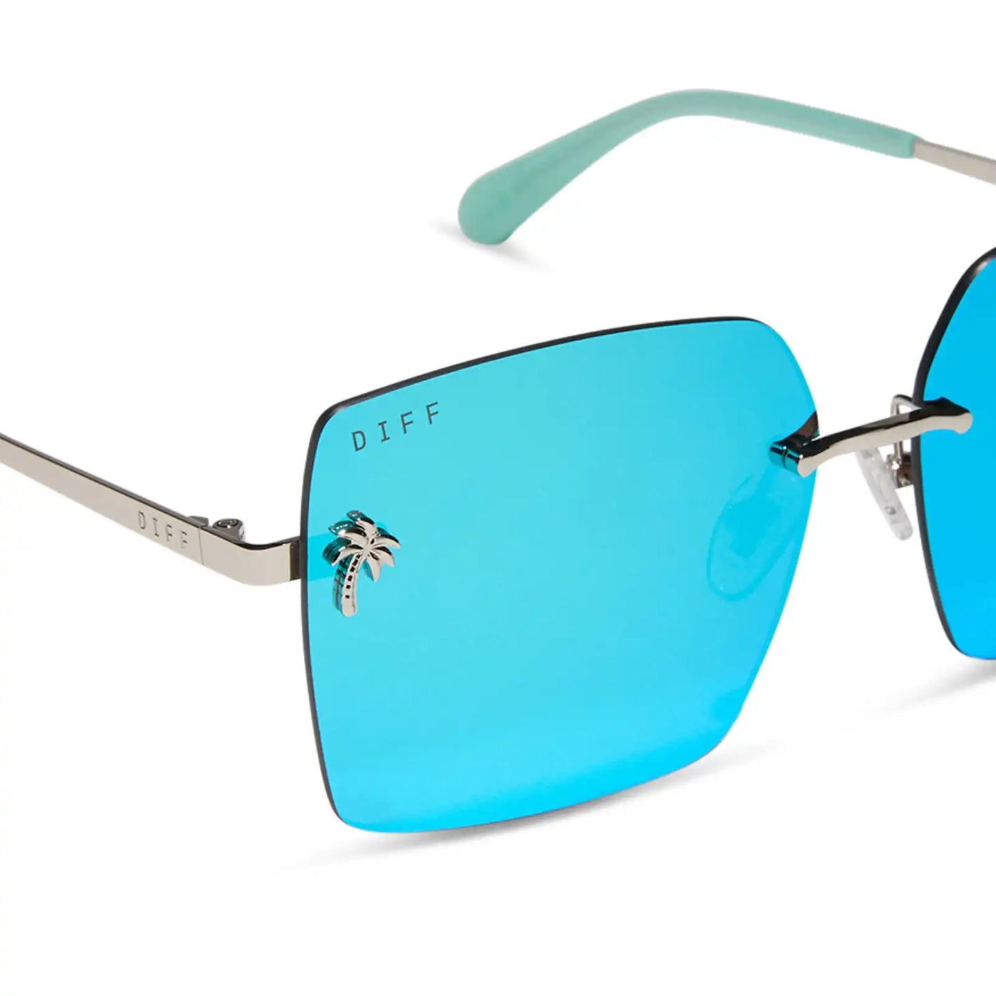 ROOKIE - BRONCO BLUE + TEAL MIRROR SUNGLASSES