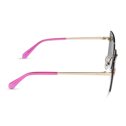 ROOKIE - HOT PINK + HOT PINK MIRROR SUNGLASSES