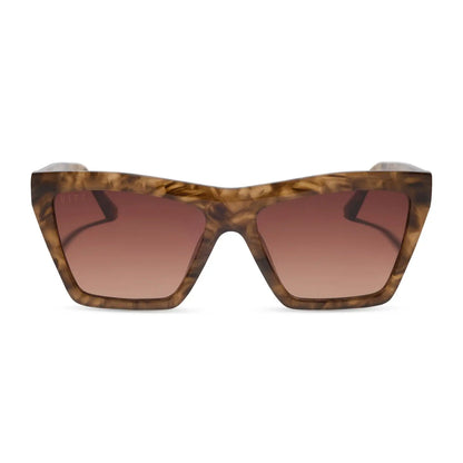 VIVI - BLACK WALNUT TORTOISE + BROWN GRADIENT SUNGLASSES