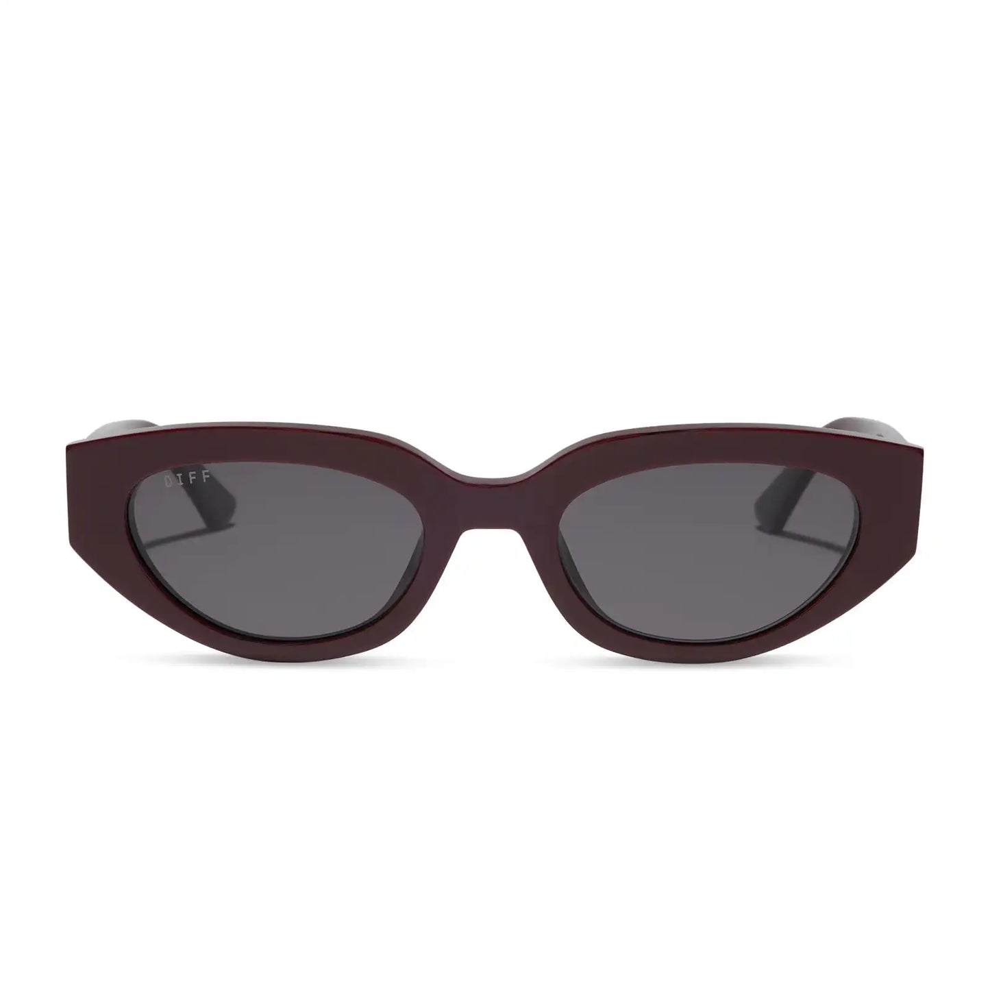 CRYSTAL - BURGUNDY + GREY GRADIENT + POLARIZED + SUNGLASSES