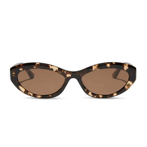 DOLCE BELLA - ESPRESSO TORTOISE + BROWN SUNGLASSES