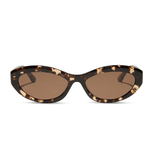 DOLCE BELLA - ESPRESSO TORTOISE + BROWN SUNGLASSES