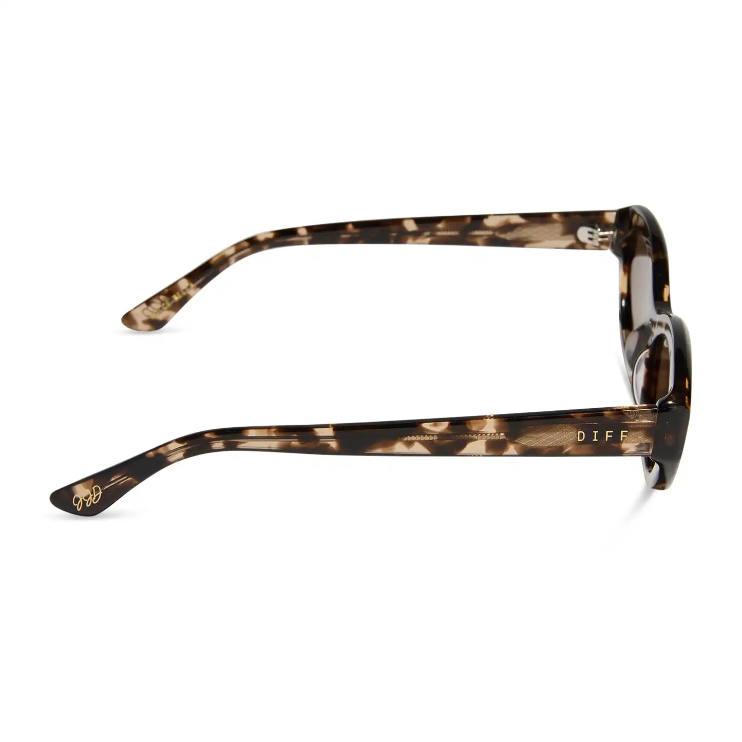 DOLCE BELLA - ESPRESSO TORTOISE + BROWN SUNGLASSES