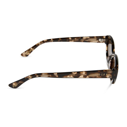 DOLCE BELLA - ESPRESSO TORTOISE + BROWN SUNGLASSES