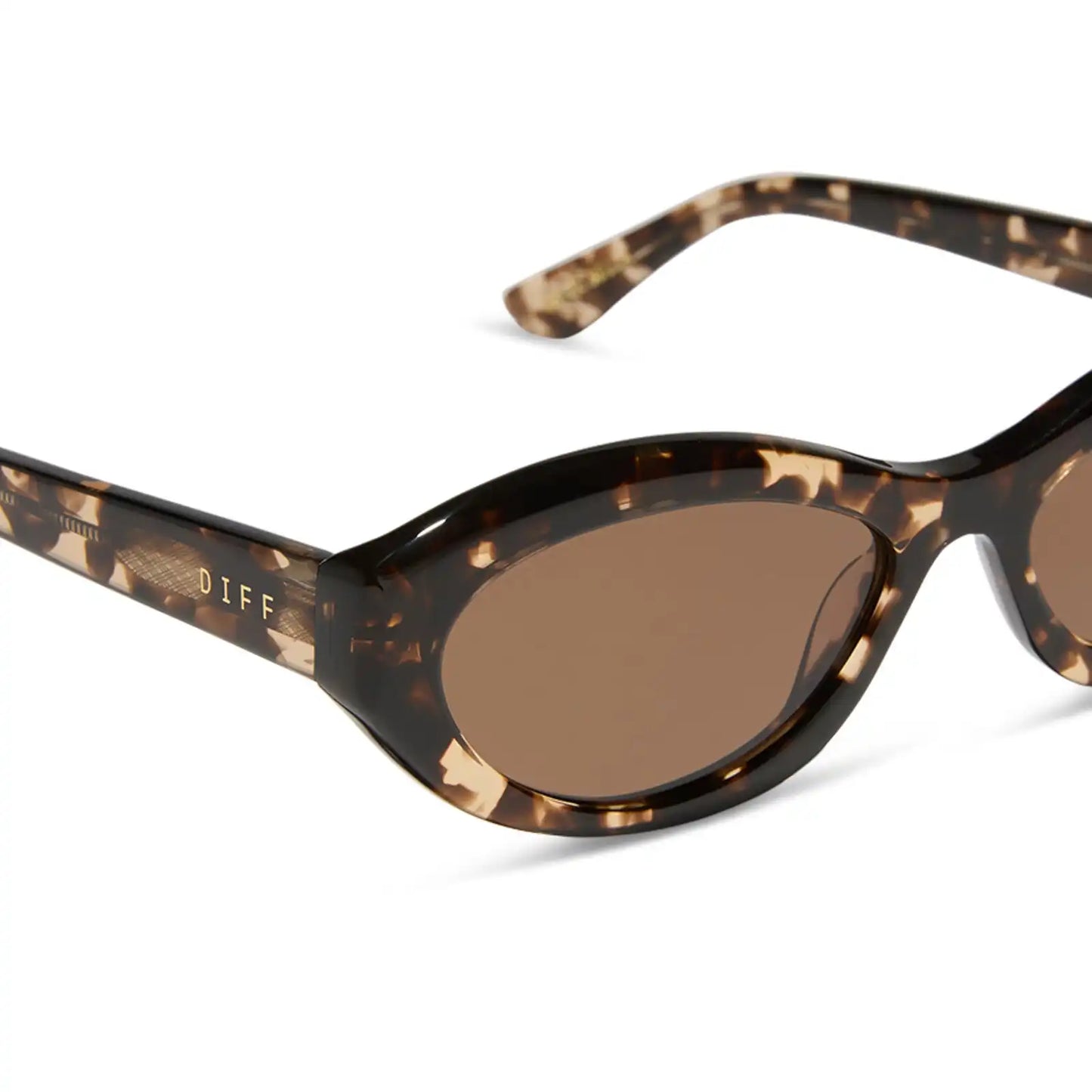 DOLCE BELLA - ESPRESSO TORTOISE + BROWN SUNGLASSES