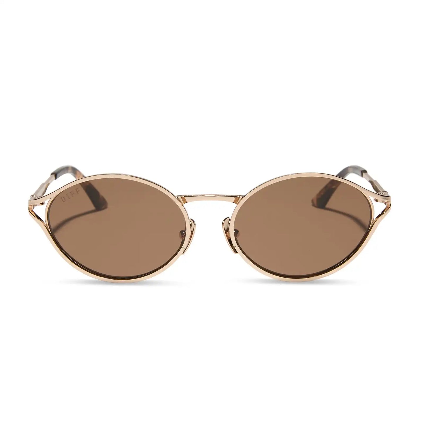 LIMONCELLO - GOLD + BROWN SUNGLASSES