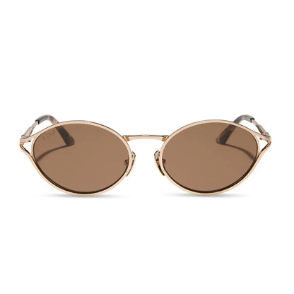 LIMONCELLO - GOLD + BROWN SUNGLASSES