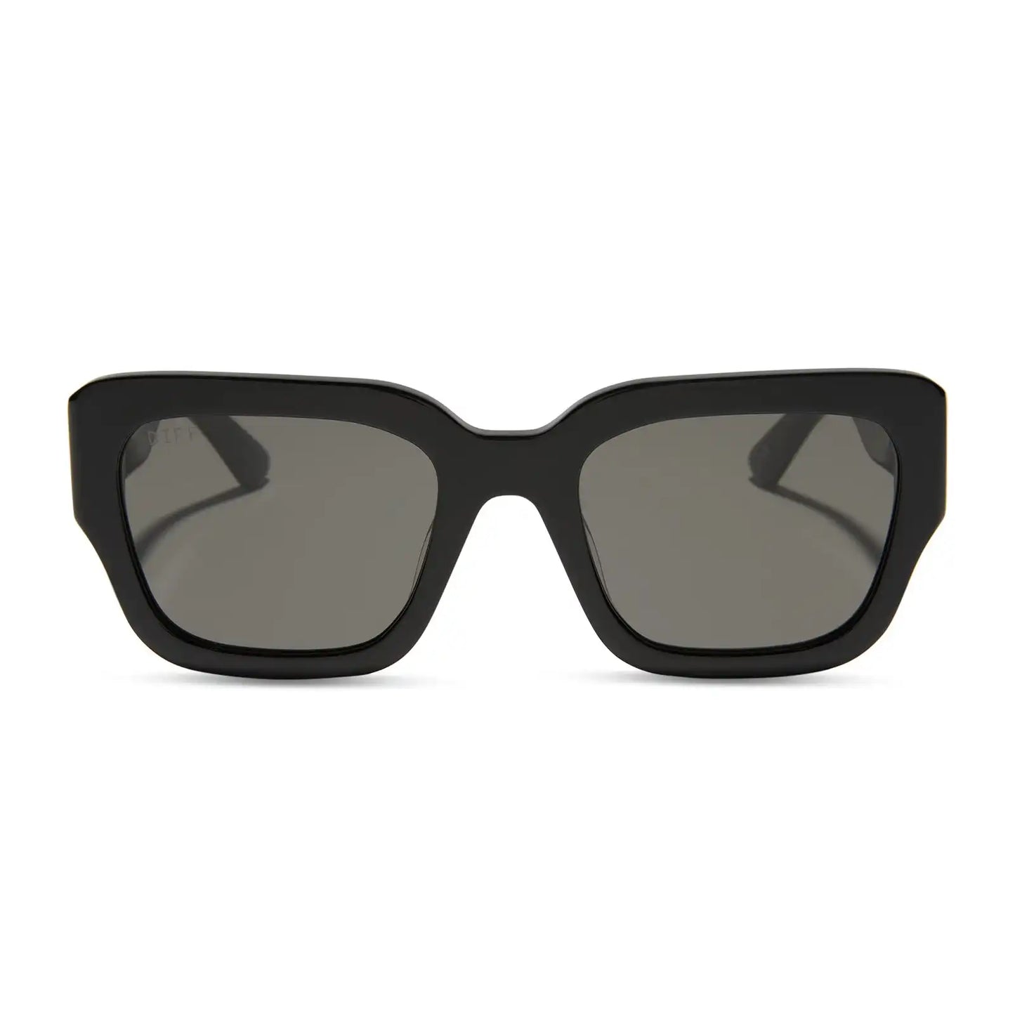 LOREN - BLACK + GREY SUNGLASSES