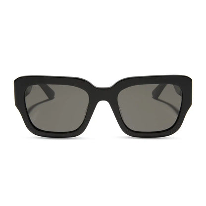 LOREN - BLACK + GREY SUNGLASSES