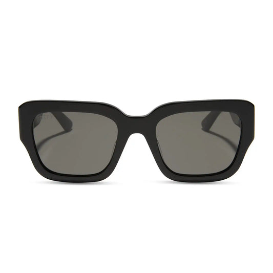 LOREN - BLACK + GREY SUNGLASSES