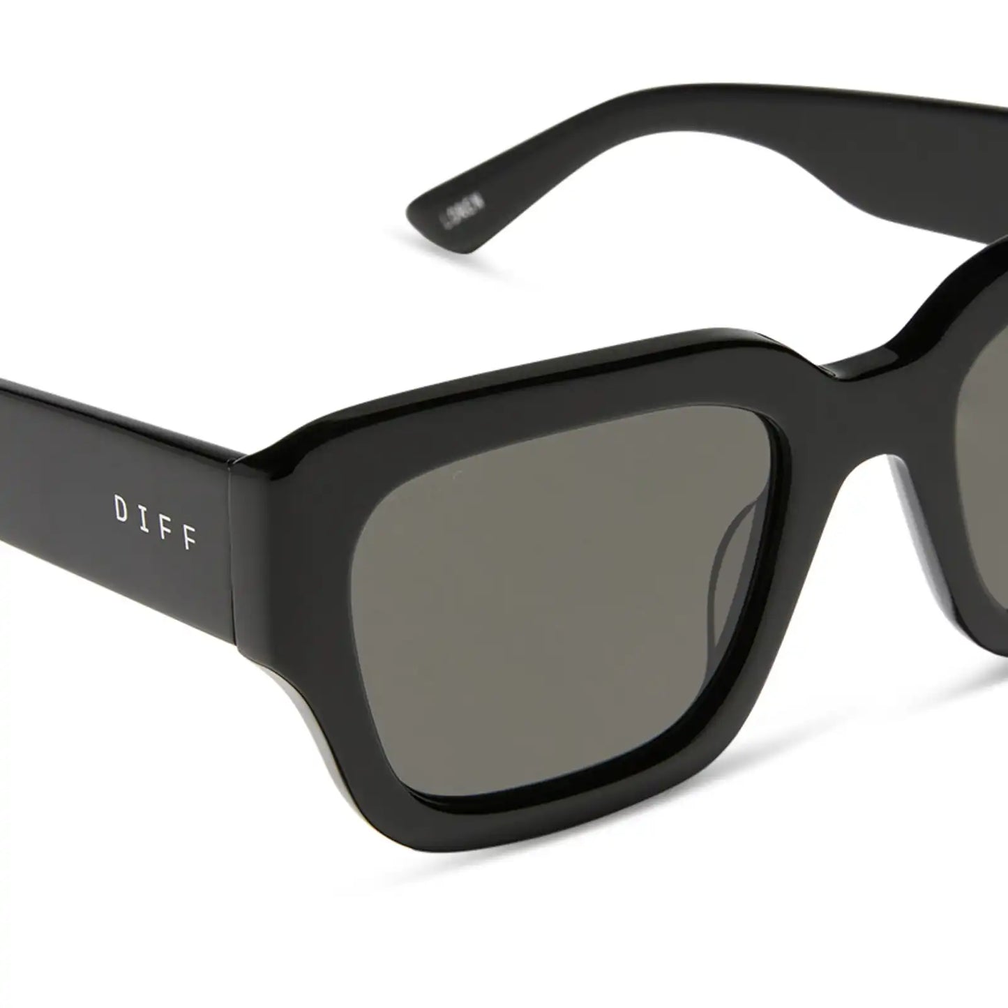 LOREN - BLACK + GREY SUNGLASSES