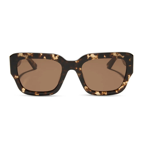LOREN - ESPRESSO TORTOISE + BROWN SUNGLASSES