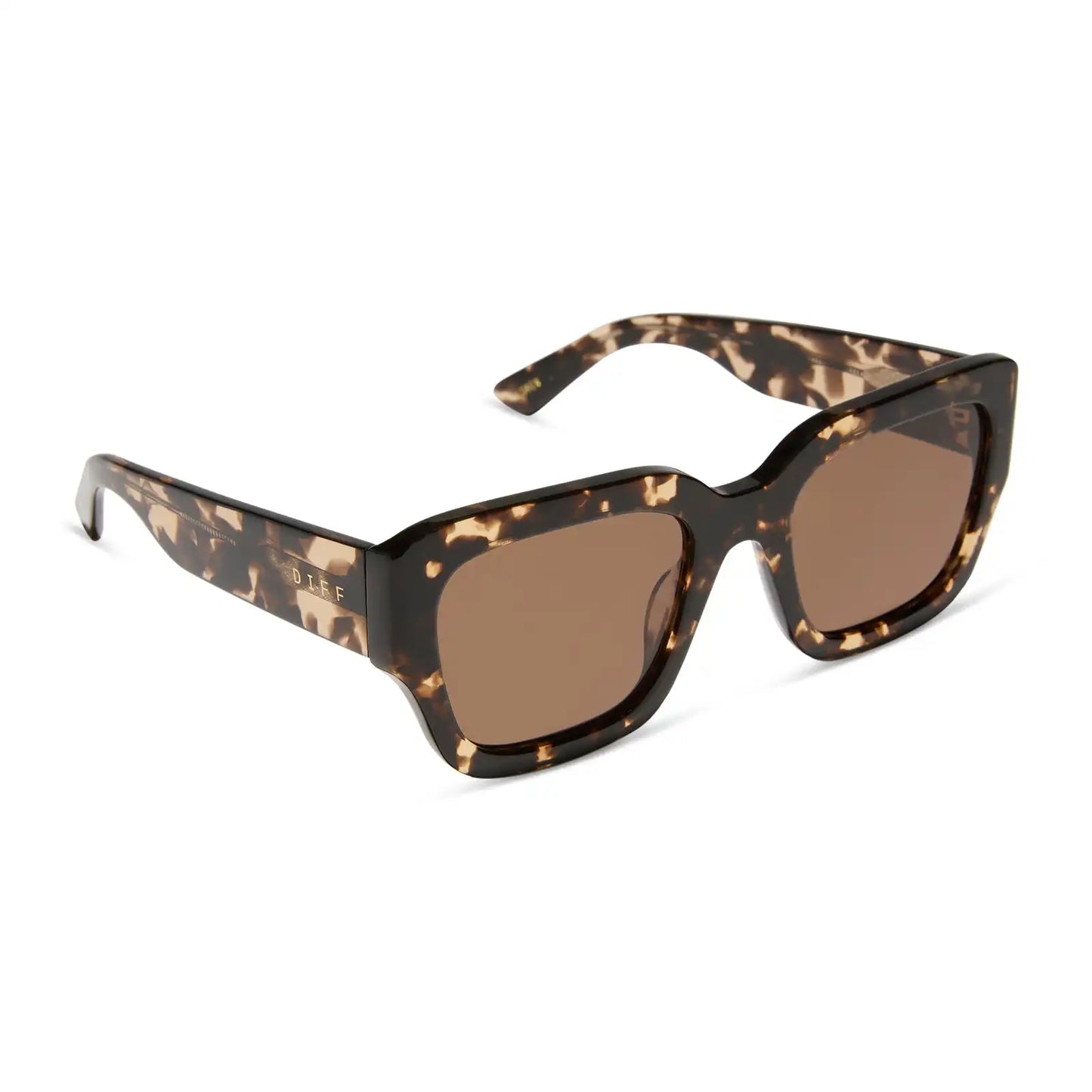 LOREN - ESPRESSO TORTOISE + BROWN SUNGLASSES