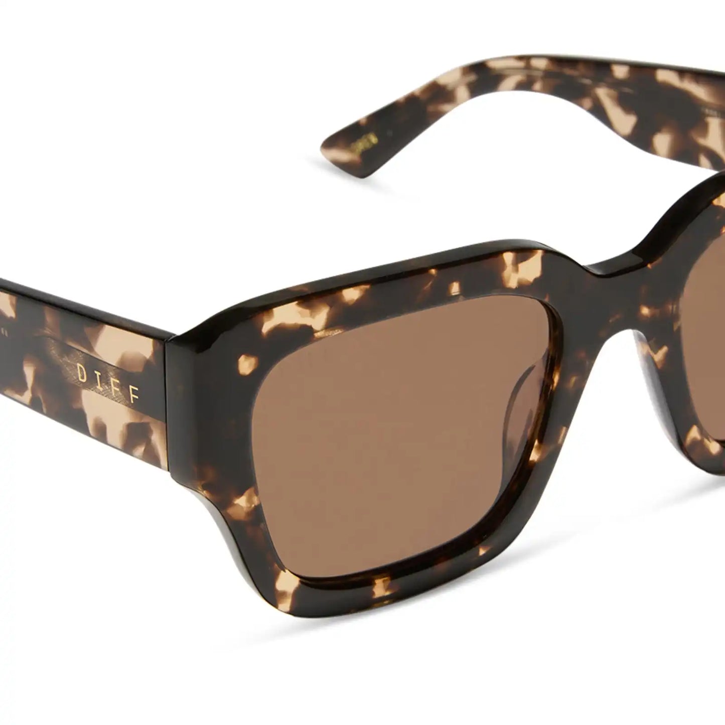 LOREN - ESPRESSO TORTOISE + BROWN SUNGLASSES