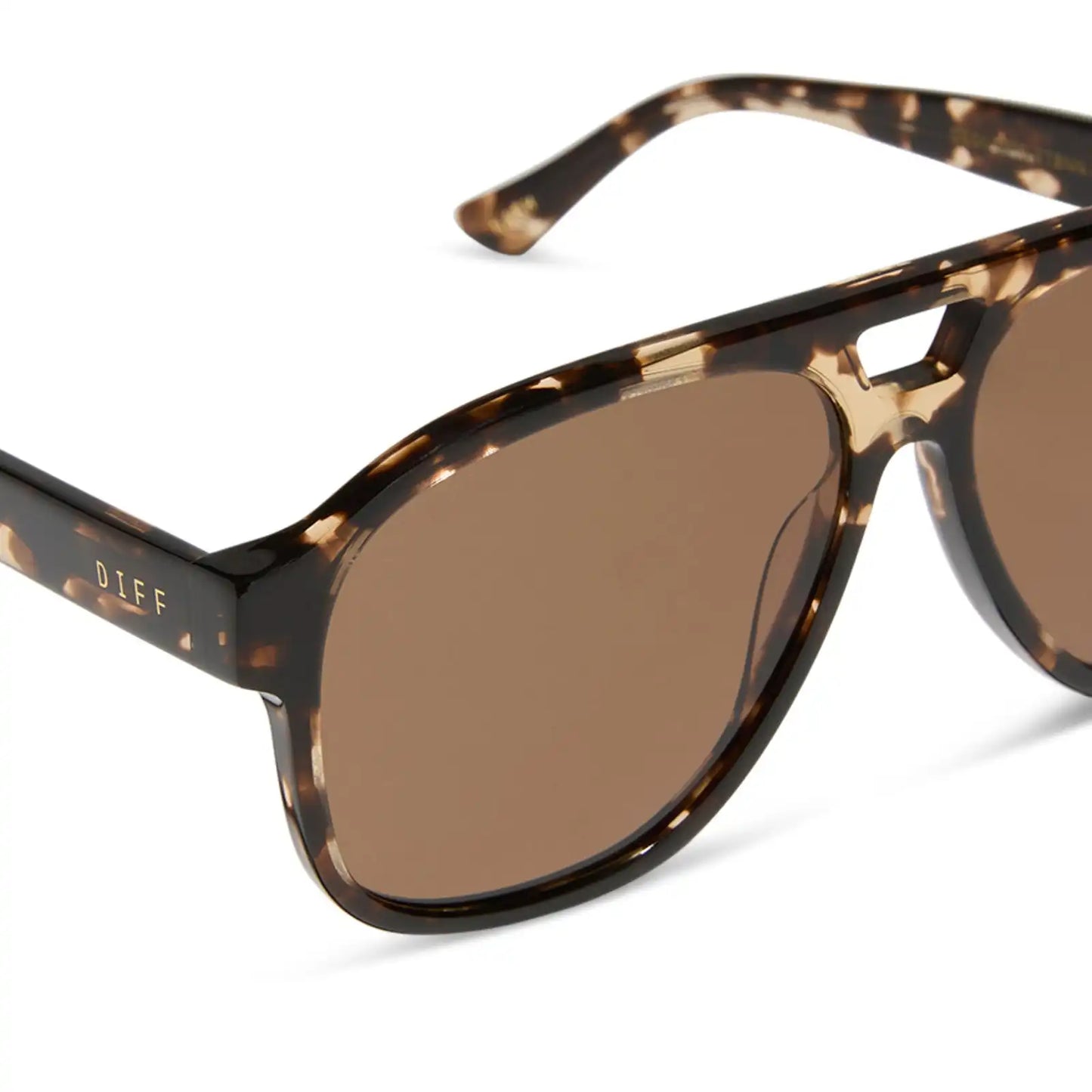 NASH - ESPRESSO TORTOISE + BROWN SUNGLASSES
