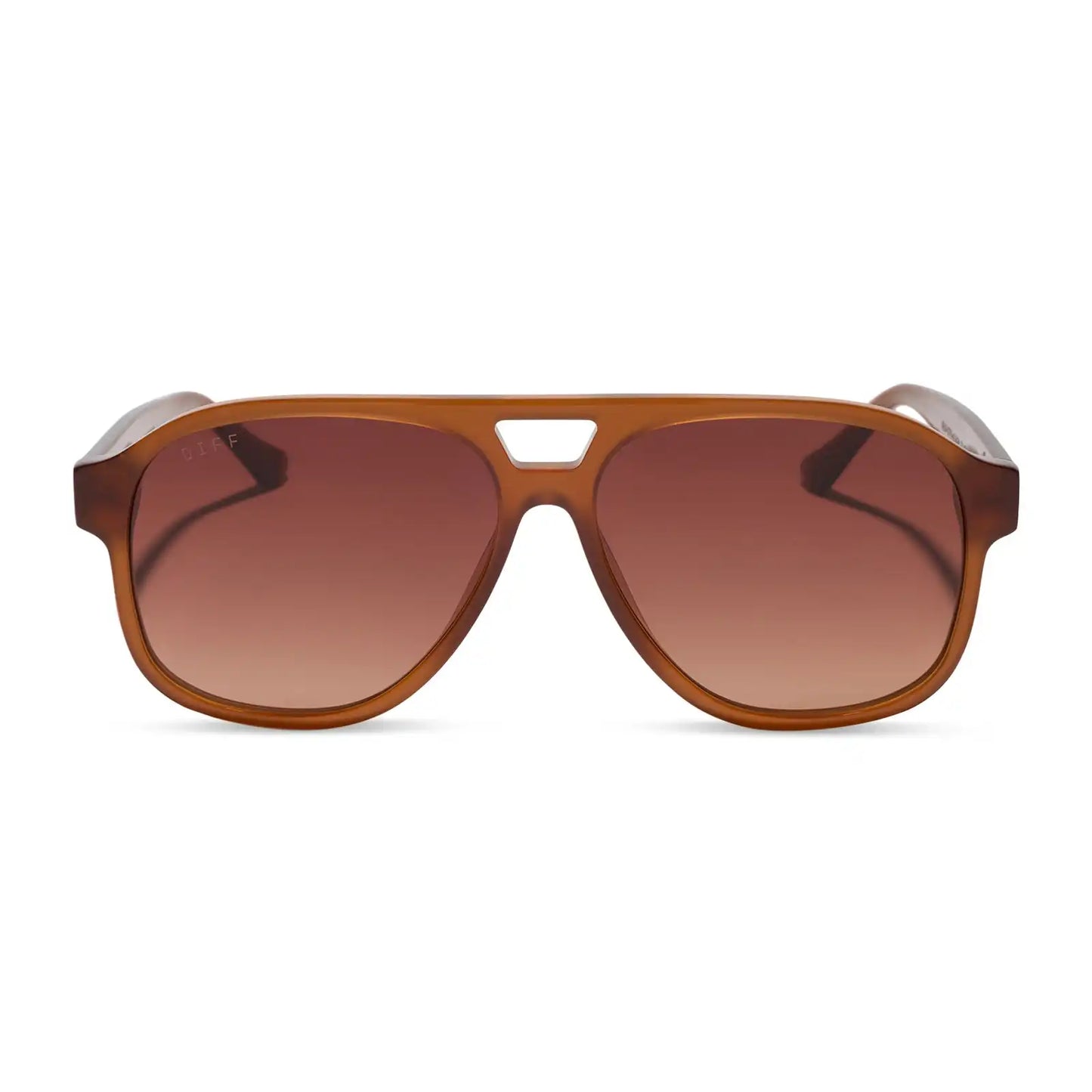 NASH - MILK CARAMEL + BROWN GRADIENT SUNGLASSES