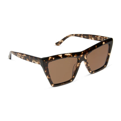 VIVI - ESPRESSO TORTOISE + BROWN SUNGLASSES