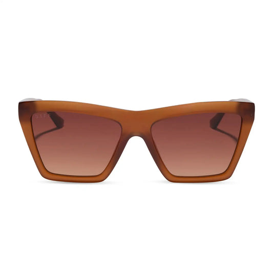 VIVI - MILK CARAMEL + BROWN GRADIENT SUNGLASSES