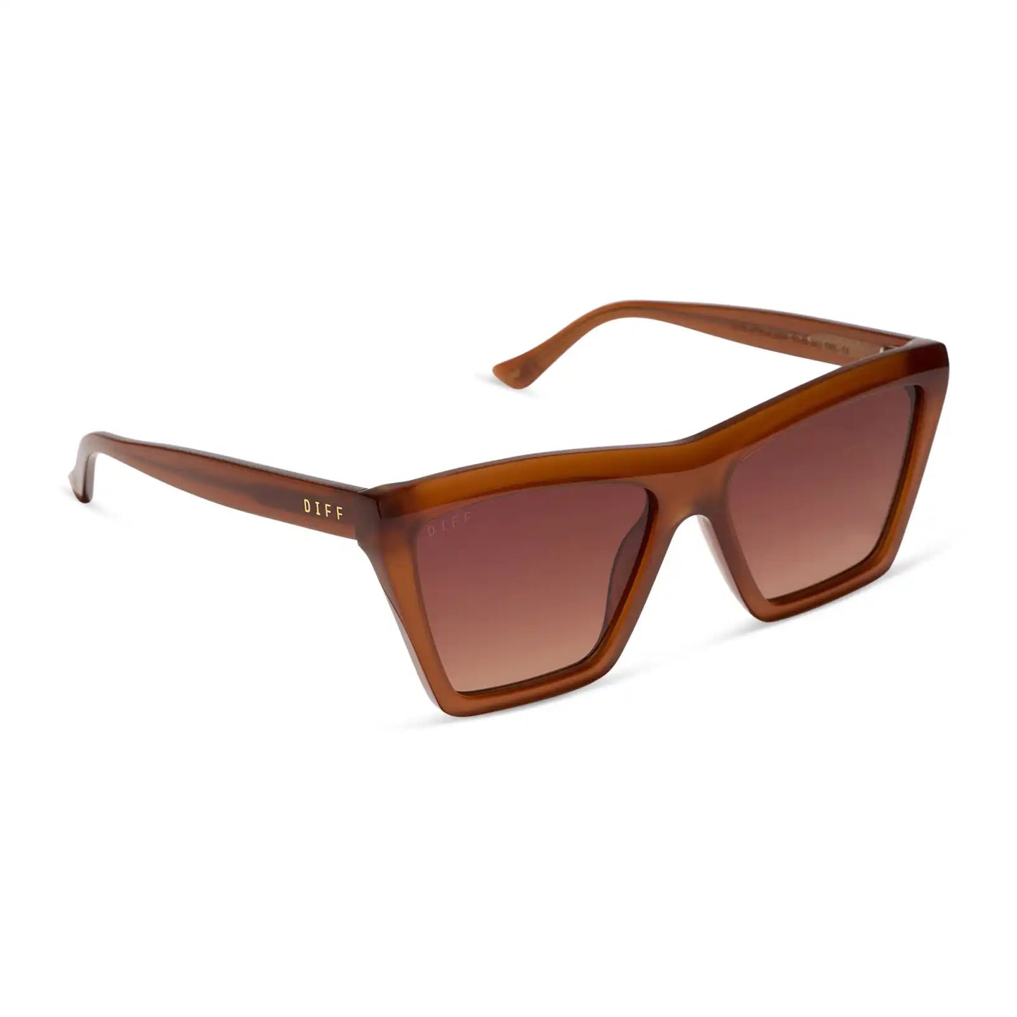 VIVI - MILK CARAMEL + BROWN GRADIENT SUNGLASSES