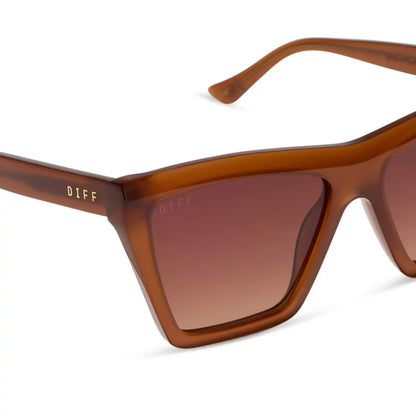VIVI - MILK CARAMEL + BROWN GRADIENT SUNGLASSES