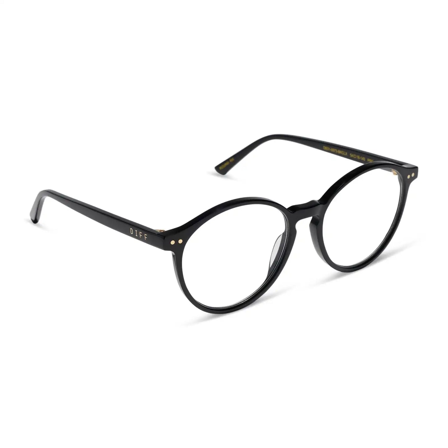 JOANIE - BLACK + GLASSES