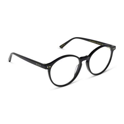 JOANIE - BLACK + GLASSES