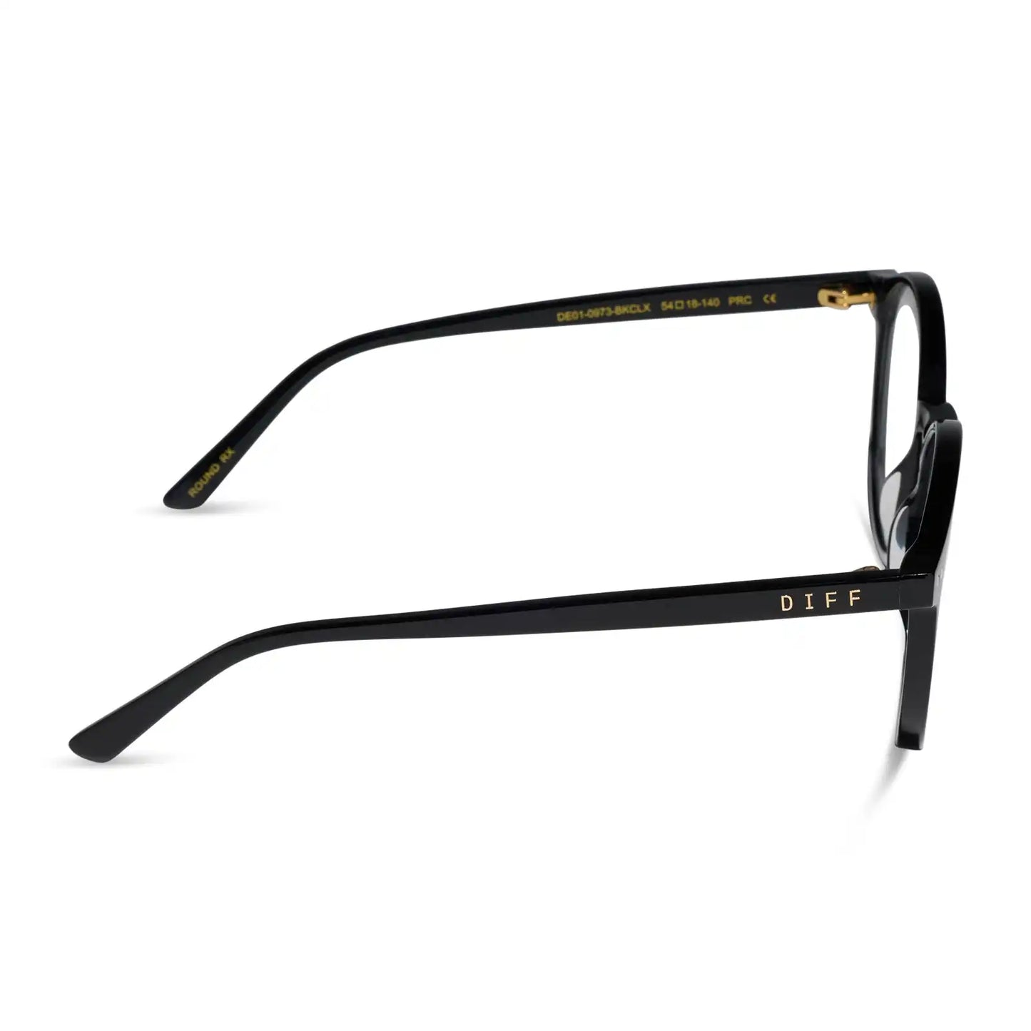 JOANIE - BLACK + GLASSES
