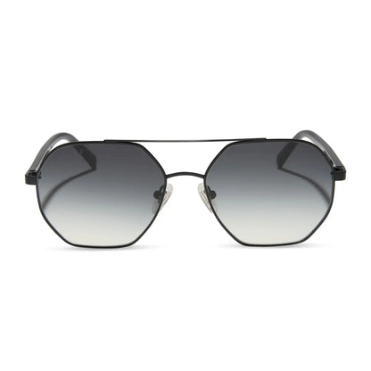 JOELLE - BLACK + GREY GRADIENT + POLARIZED SUNGLASSES