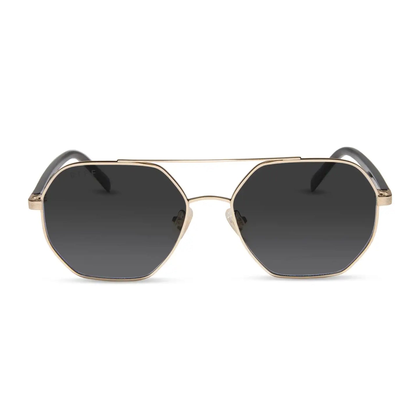 JOELLE - GOLD + CHOCOLATE CRYSTAL + GLASSES