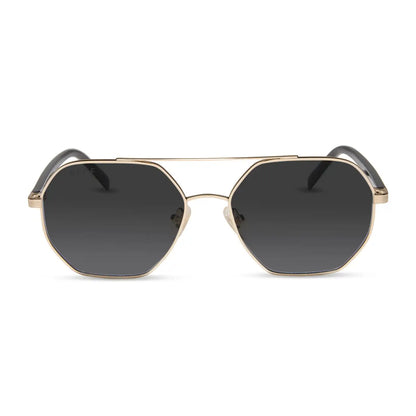 JOELLE - GOLD + CHOCOLATE CRYSTAL + GLASSES