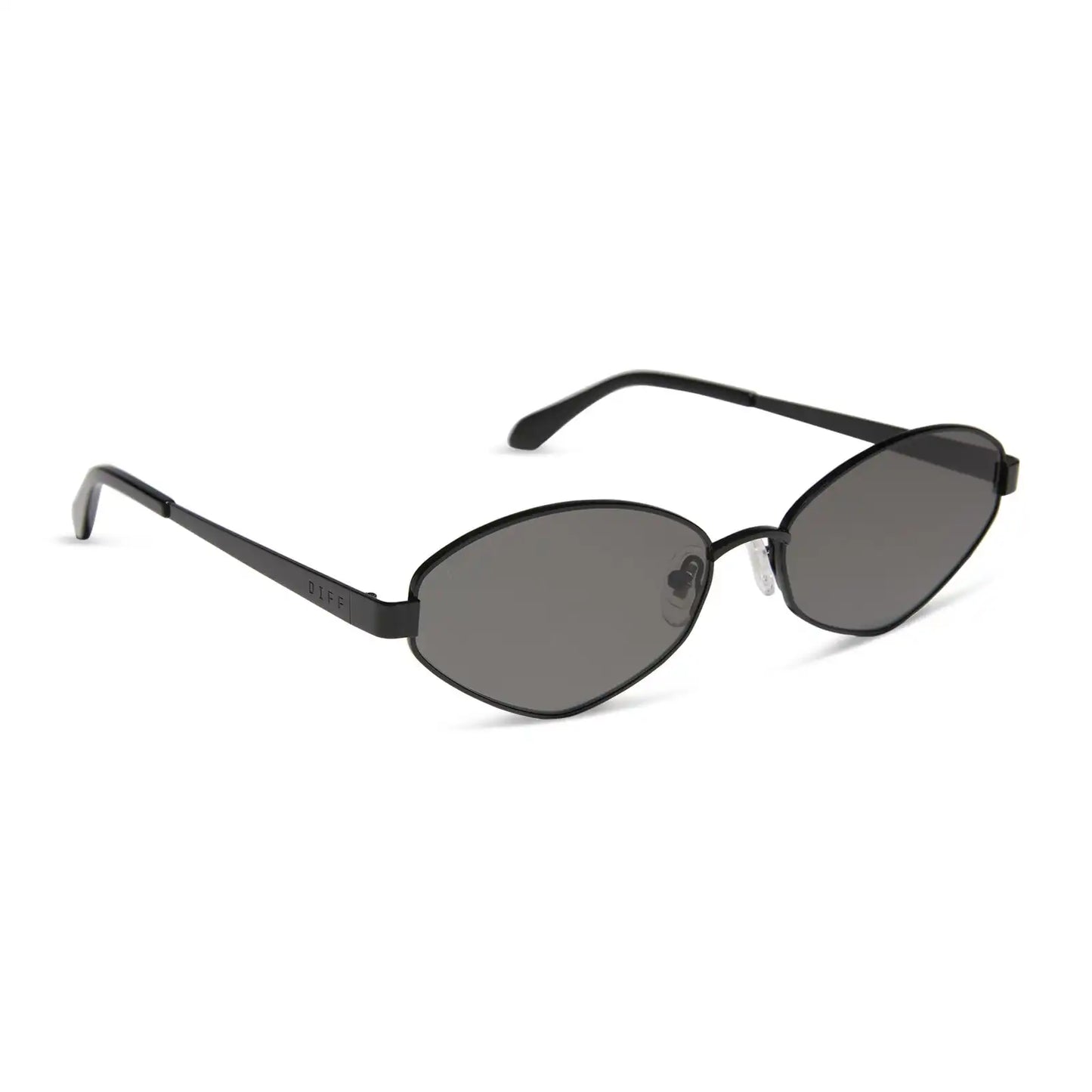 JORDY - BLACK + GREY + POLARIZED SUNGLASSES