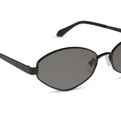 JORDY - BLACK + GREY + POLARIZED SUNGLASSES