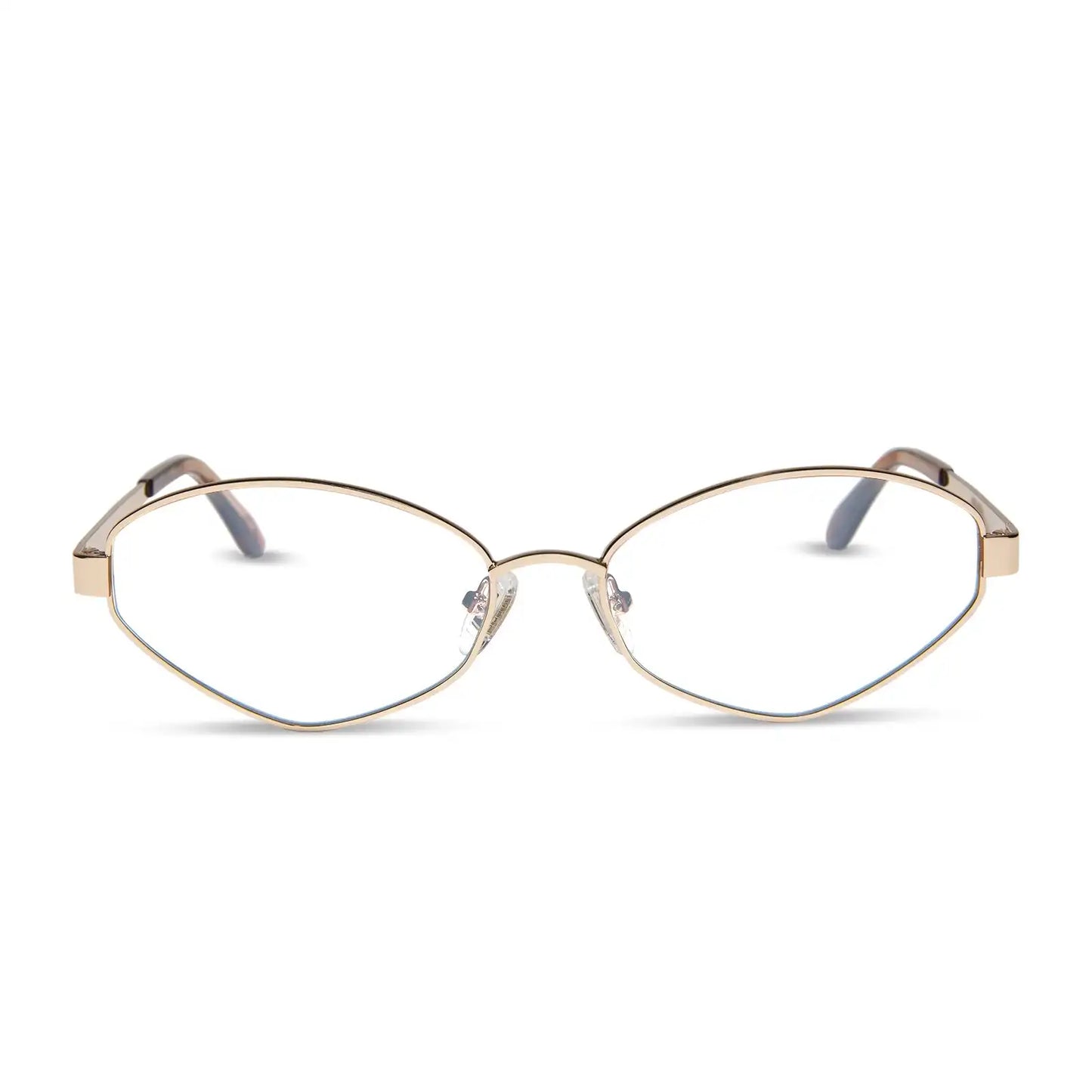 JORDY - GOLD + HORN TORTOISE + GLASSES