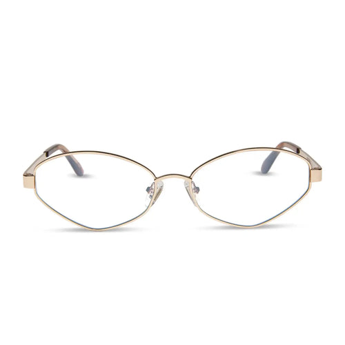 JORDY - GOLD + HORN TORTOISE + GLASSES