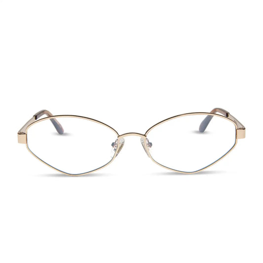JORDY - GOLD + HORN TORTOISE + GLASSES