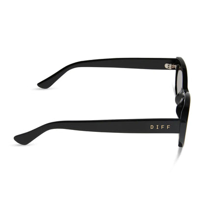 RAYA - BLACK + BROWN SUNGLASSES
