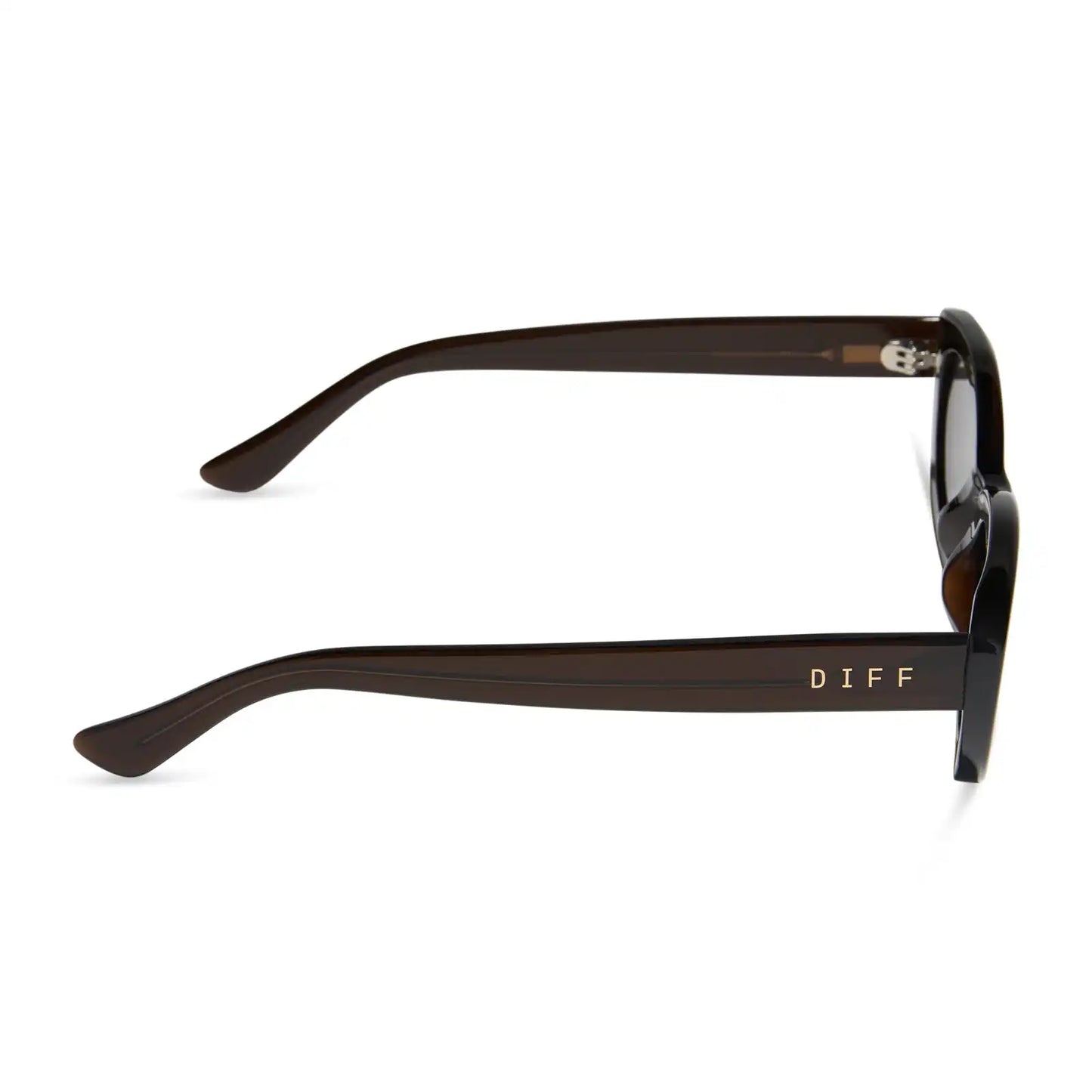 RAYA - CHOCOLATE CRYSTAL + GREY + POLARIZED SUNGLASSES