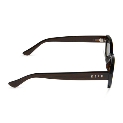 RAYA - CHOCOLATE CRYSTAL + GREY + POLARIZED SUNGLASSES
