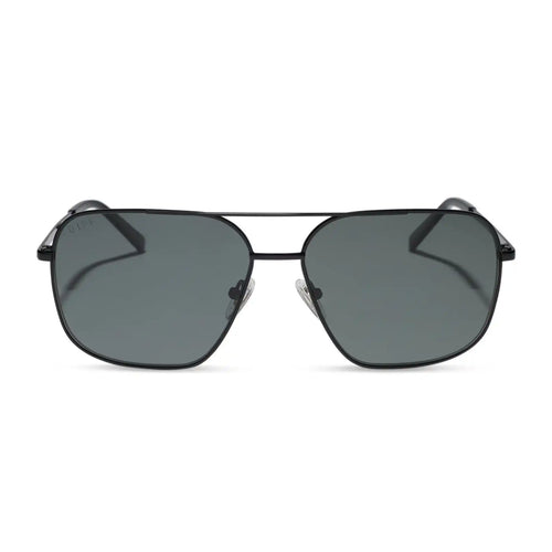 JONAS - BLACK + GREY POLARIZED SUNGLASSES