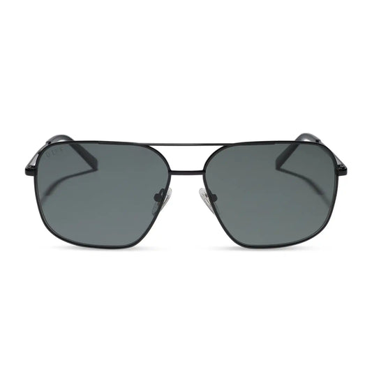 JONAS - BLACK + GREY POLARIZED SUNGLASSES