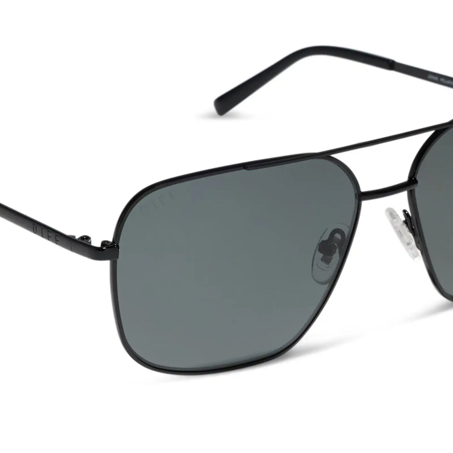 JONAS - BLACK + GREY POLARIZED SUNGLASSES