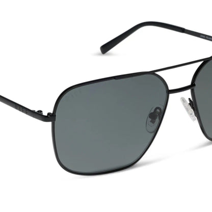 JONAS - BLACK + GREY POLARIZED SUNGLASSES