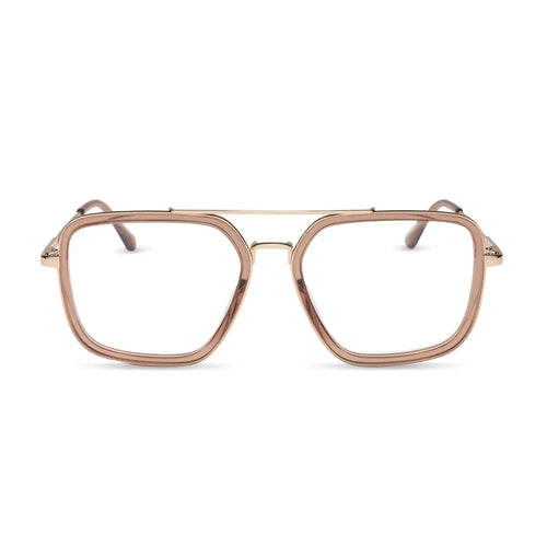 JORDAN - CAFÉ OLE + GOLD + GLASSES