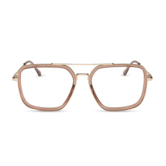 JORDAN - CAFÉ OLE + GOLD + GLASSES