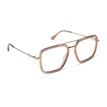 JORDAN - CAFÉ OLE + GOLD + GLASSES