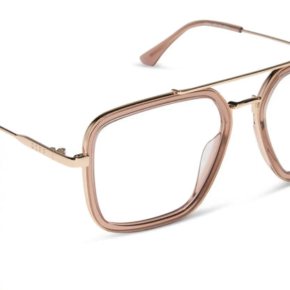 JORDAN - CAFÉ OLE + GOLD + GLASSES